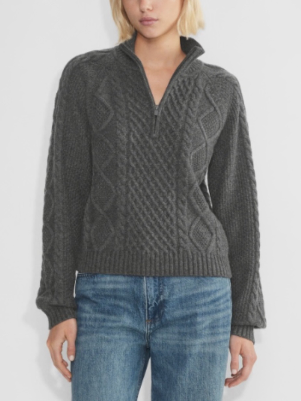 Aritzia Sunday Best Boreal 1/4 Zip Sweater - XS